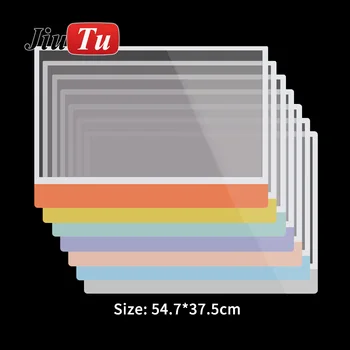 Orijinal Cam iMac 27 İnç 21.5 İnç İçin A2115 A1862 A1316 A1407 A2116 Siyah Ön Çerçeve Dış ekran cam lens kapağı