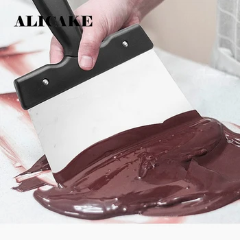Paslanmaz Çelik Çikolata Sıcaklık Düzenleyen Kazıyıcı Entegre özel Kek Bisküvi Pişirme Aracı