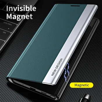 Flip Case Samsung Galaxy A52 A72 A51 A71 A42 A32 A22 A11 A50 A10 A21 Lüks Cüzdan Standı Kitap Kapağı Telefon Coque Manyetik Çanta