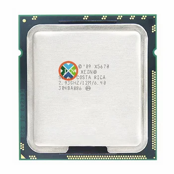 Orijinal Xeon X5670 2.933 GHz Altı Çekirdekli Oniki İplik CPU İşlemci 12M 95W LGA 1366