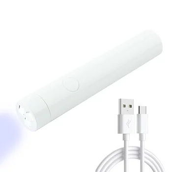 Araçları Ev Tırnak Lambası USB Taşınabilir Makinesi Salon Pil Depolama Mini El Feneri UV LED Hızlı Kuru Kalem Tipi Profesyonel