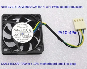 Yeni Everflow 4010 4cm 40mm Pwm Fan R124010sh (2) 12V 0.14 a 4 Telli Darbe Hız Kontrol Cpu Soğutucu